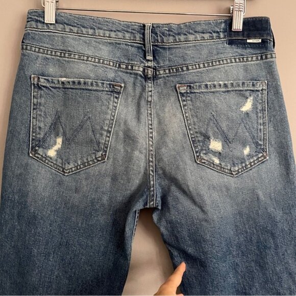 Mother Superior The Flirt Fray Cold Feet Jeans - 30" - Picture 11 of 13